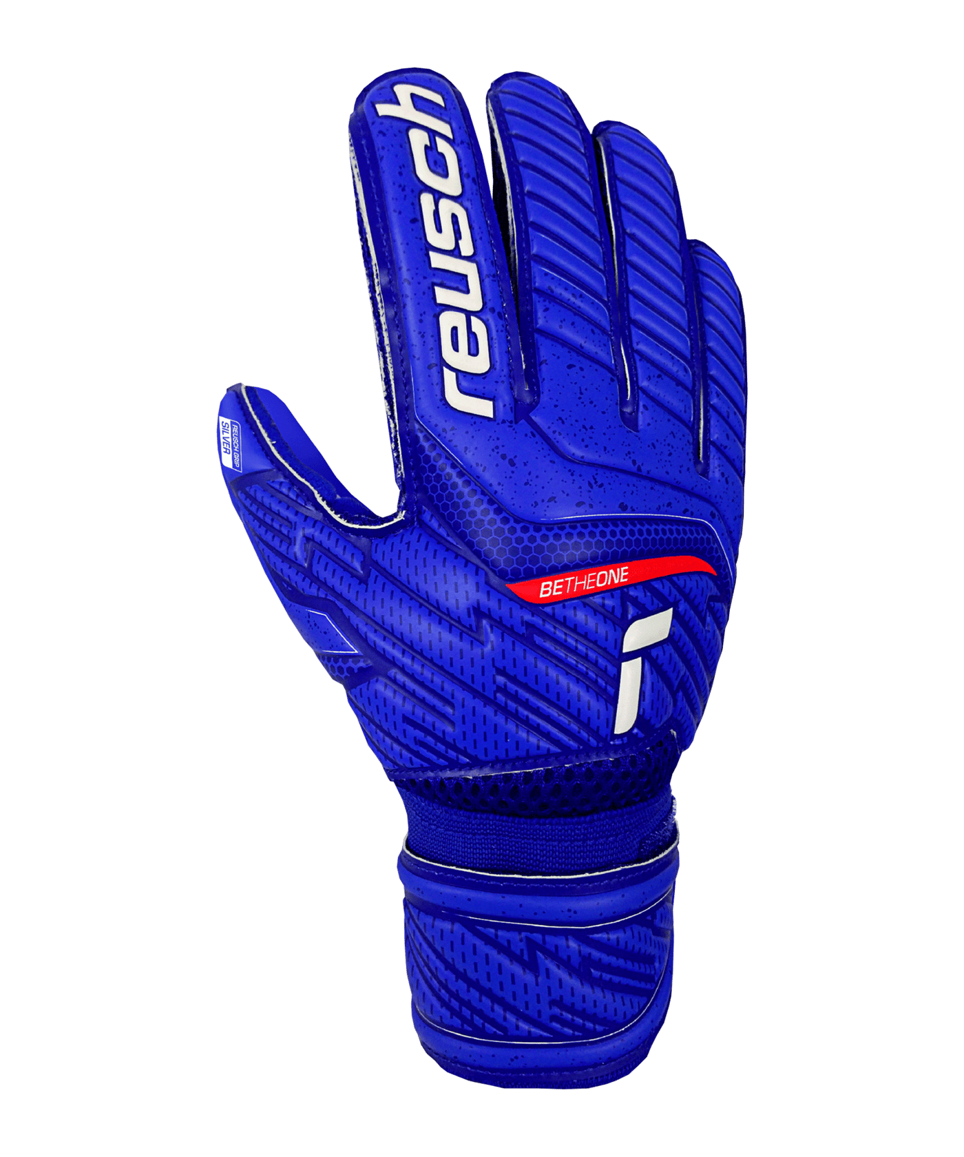 Guanti Da Calcio Reusch Attrakt Silver Junior - Taglio Piatto, Schiuma Silver Morbida E Resistente, Per Partite E Allenamento Su Erba Naturale - 2