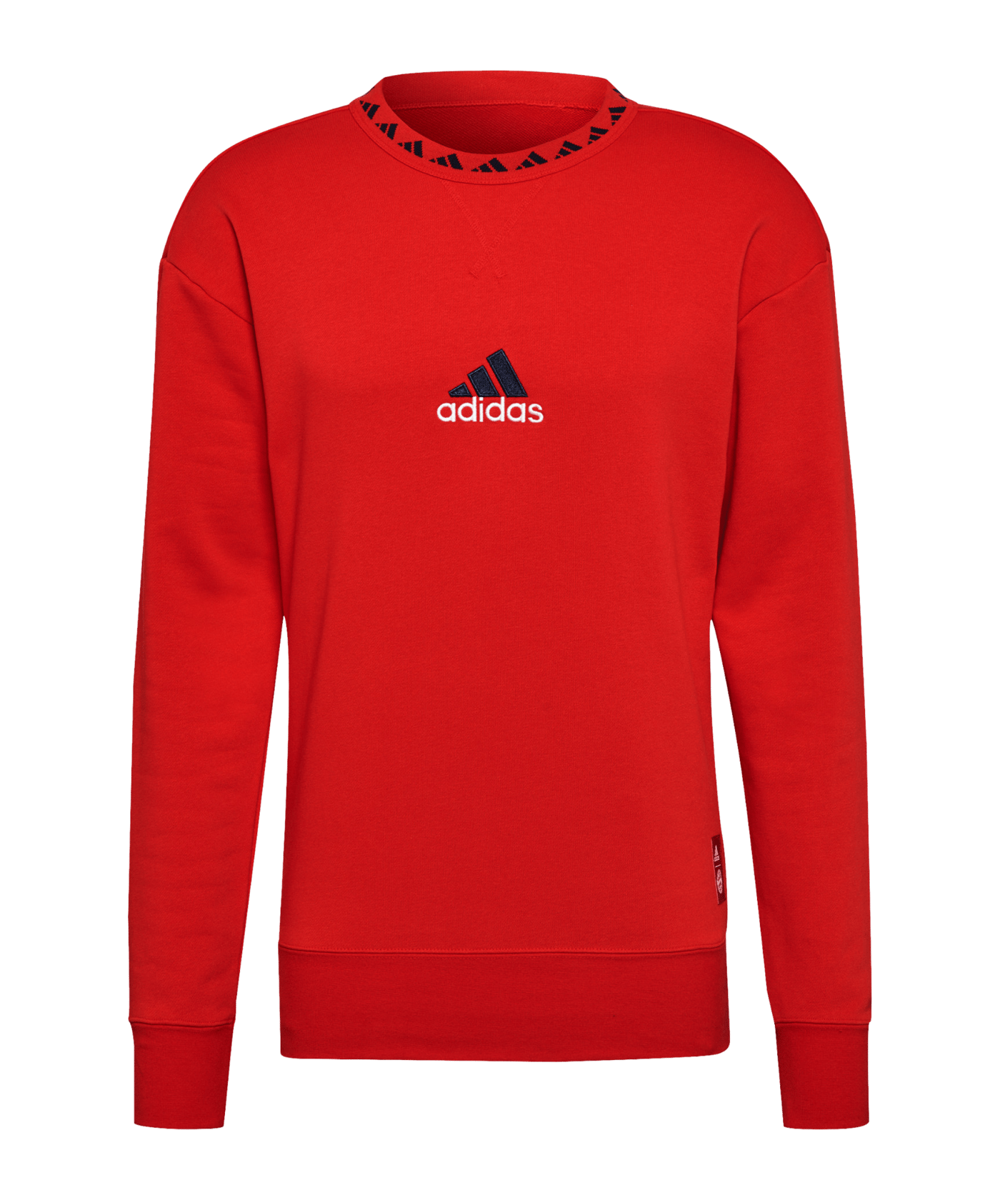 adidas FC Bayern München Icon Crew Sweatshirt Rot - rot