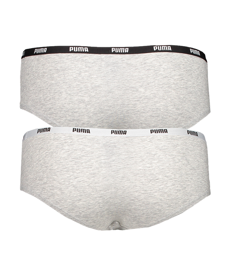 PUMA Iconic Hipster 2er Pack Damen Grau F328 - grau
