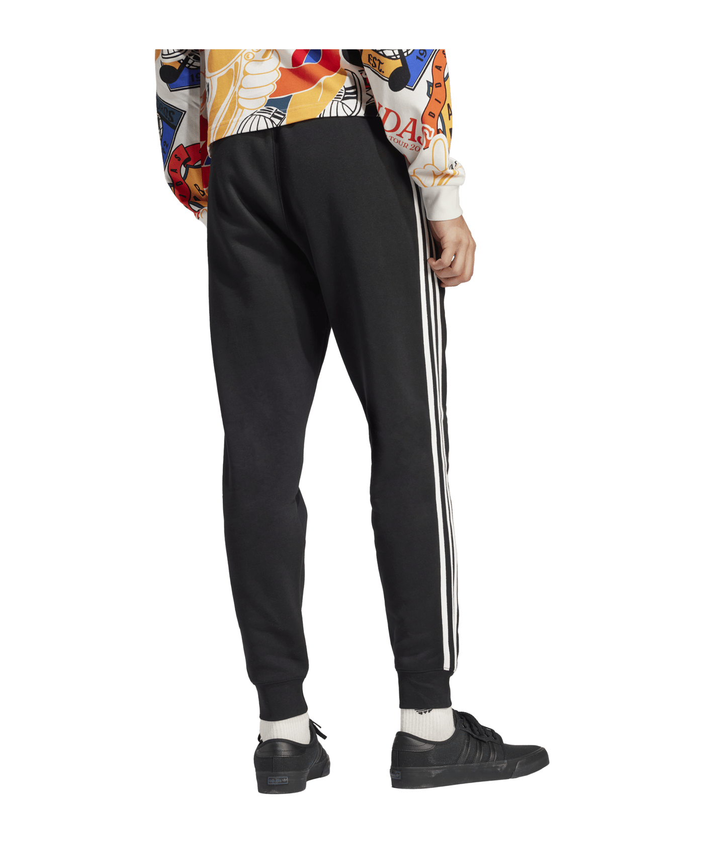 adidas Originals Adicolor 3-Stripe Jogginghose Schwarz - schwarz