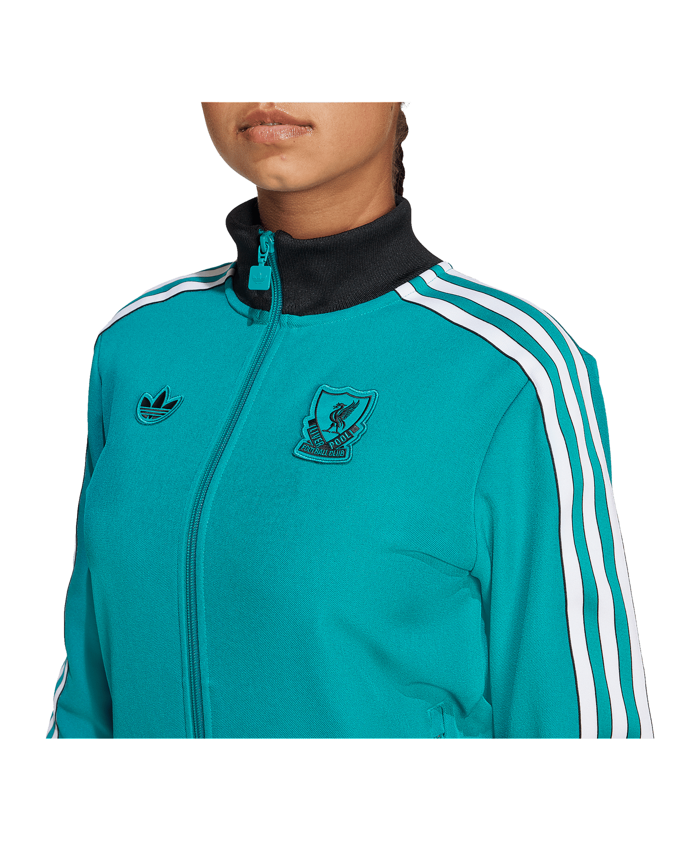 adidas FC Liverpool Icon Track Sweatshirt Kids Grün - gruen