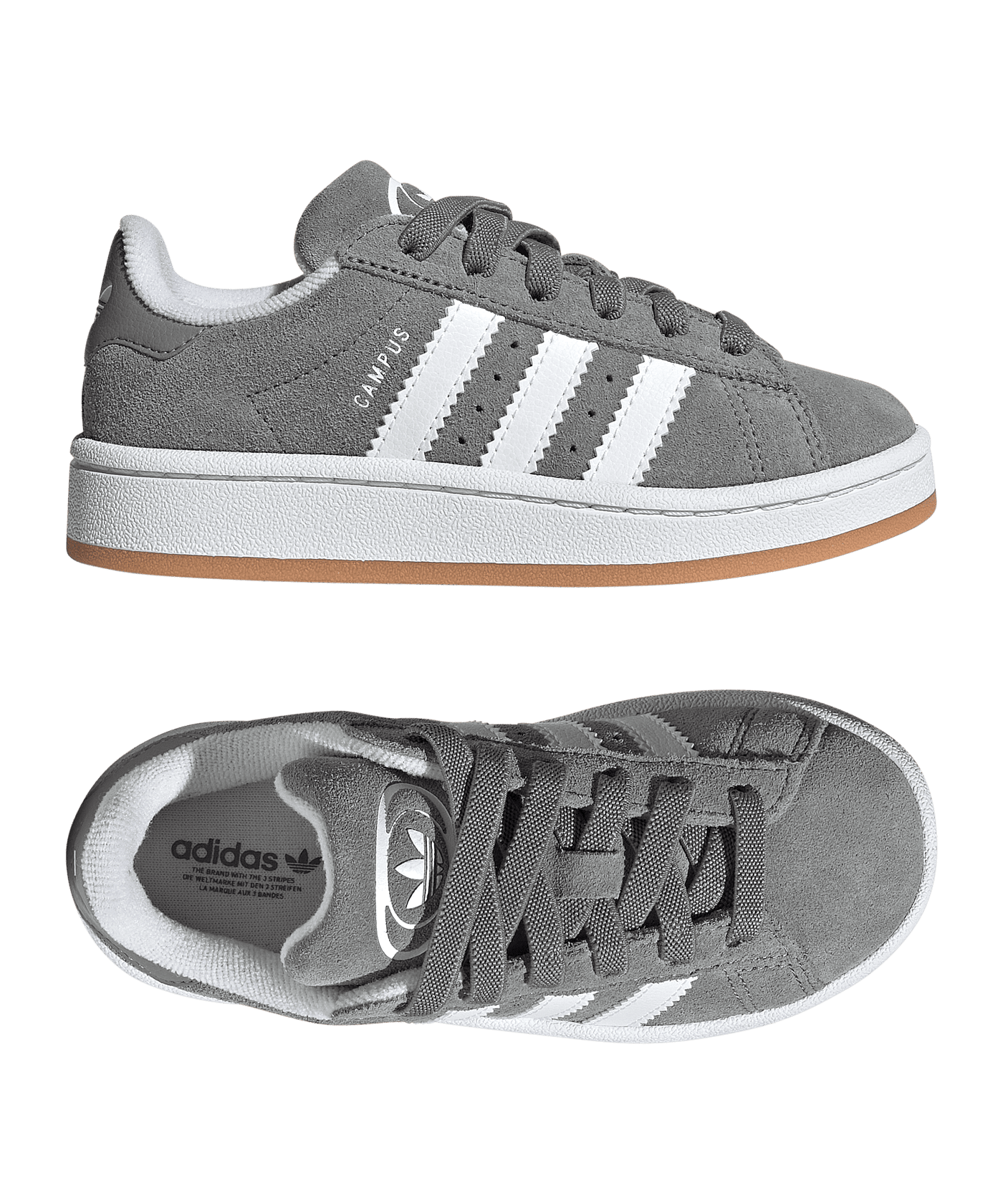 adidas gazelle silver green womens Adidas Campus 00s Grey White (Kids) (HQ6507) main image 1