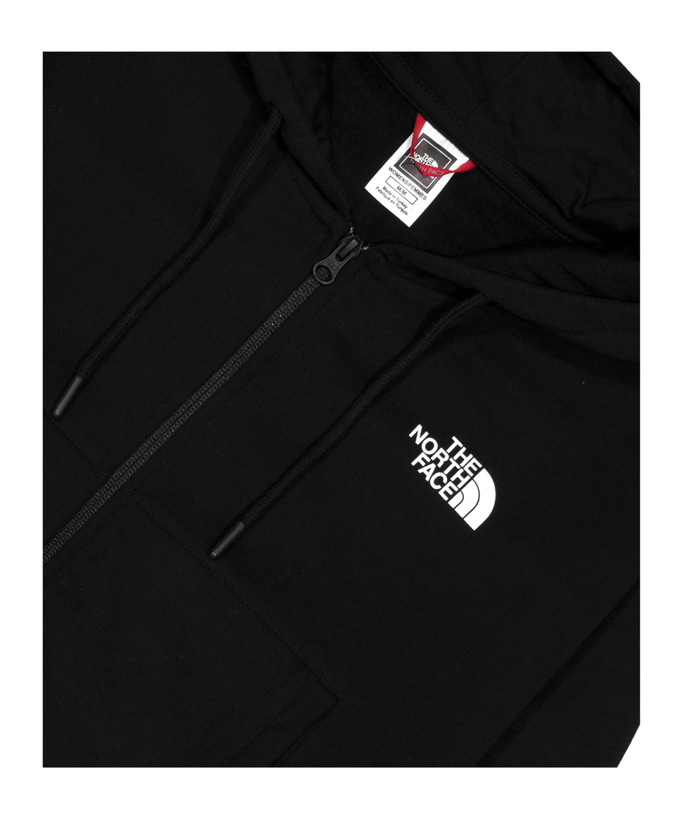 The North Face IconCrop Kapuzenjacke Damen Schwarz - schwarz