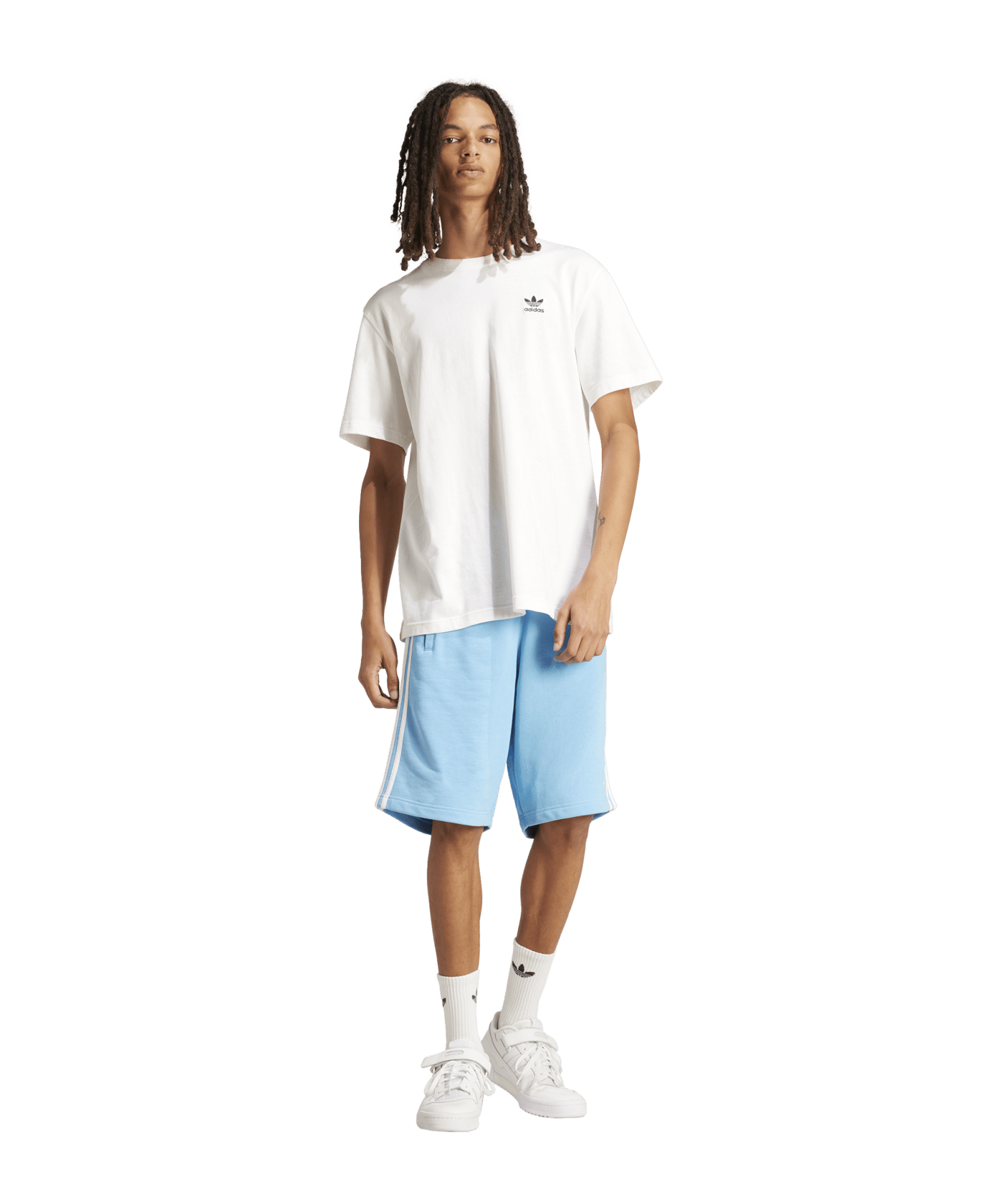 adidas Originals Adicolor S-Stripes Short Blau - blau