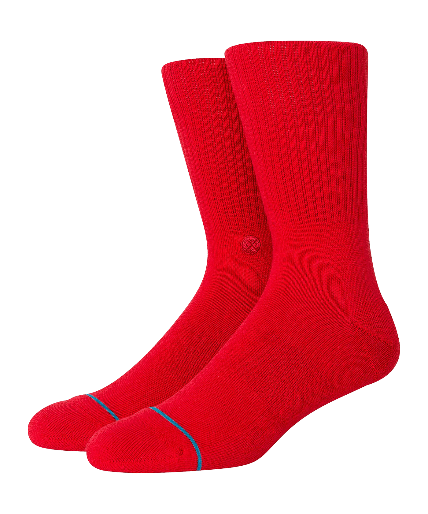 Stance Uncommon Solids Icon Socks Rot - rot