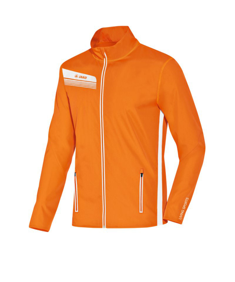 JAKO Athletico Jacke Running Orange Weiss F19 - orange