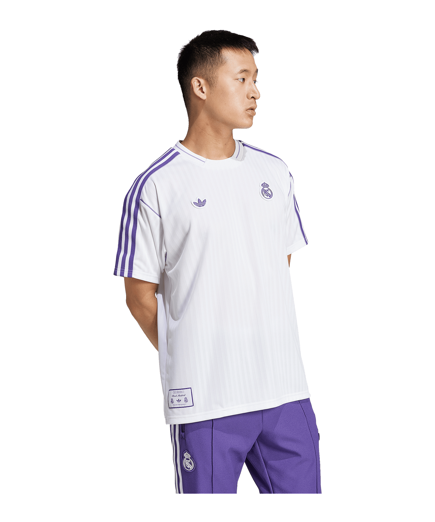 adidas Real Madrid Terrace Icon Trikot Weiss - weiss