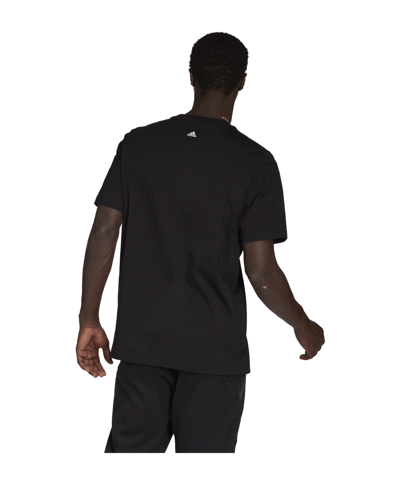 adidas 3BAR Future Icons T-Shirt Schwarz Orange - schwarz
