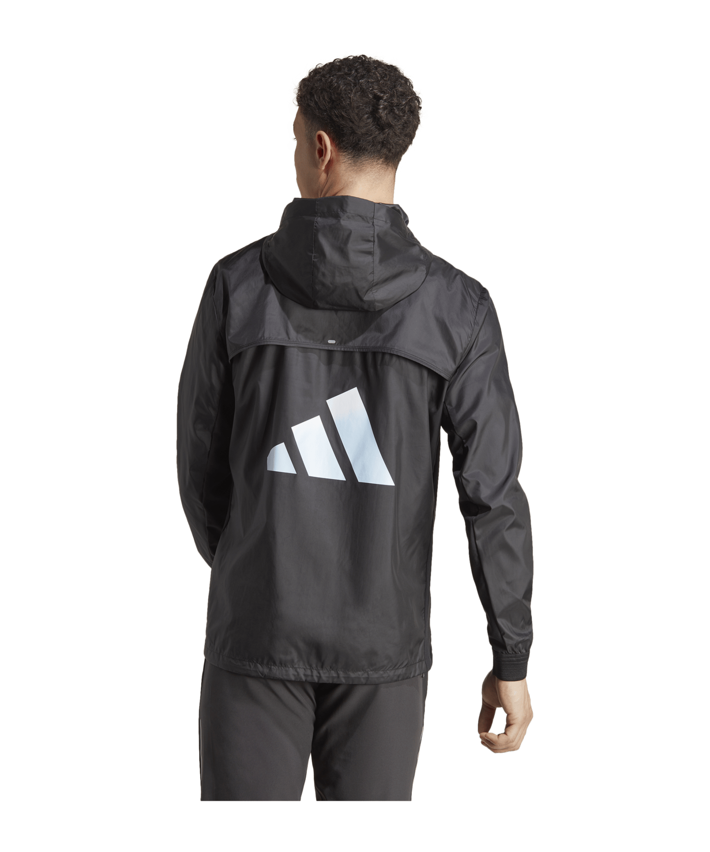 adidas Icons 3S Running Jacke Schwarz - schwarz