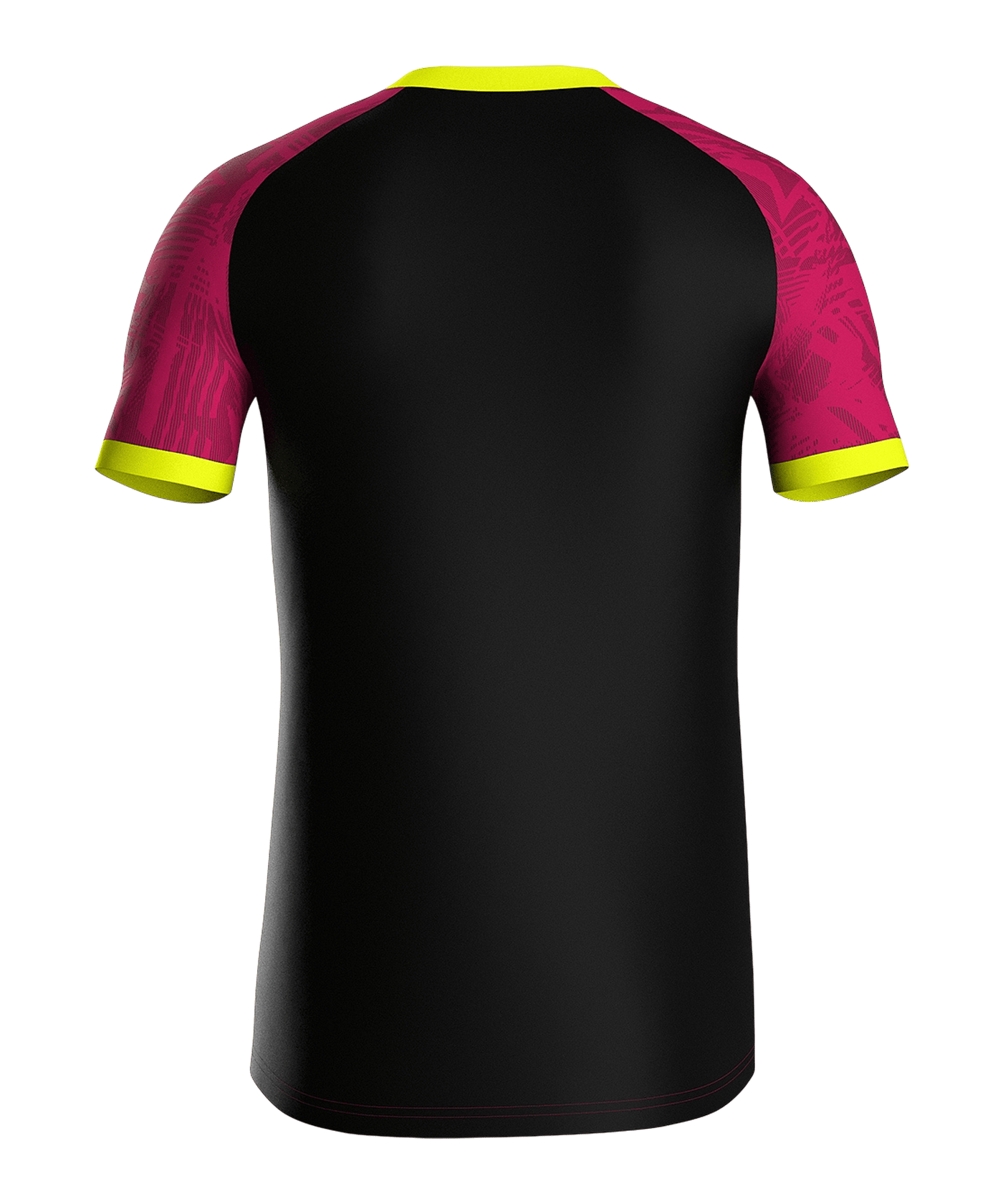 JAKO Iconic Trikot Kids Schwarz Pink Gelb F805 - schwarz