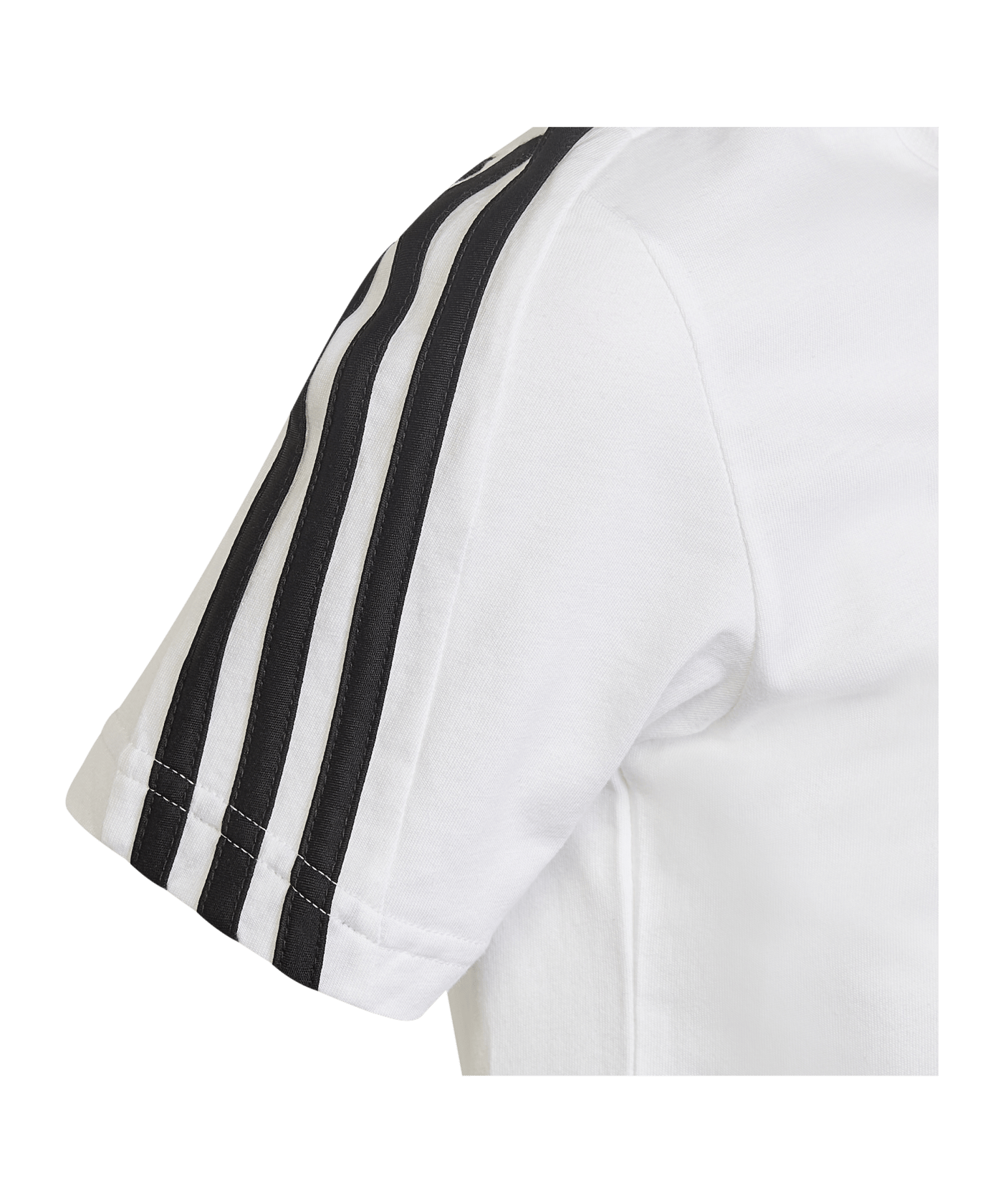 adidas Future Icon T-Shirt Kids Weiss Schwarz - weiss