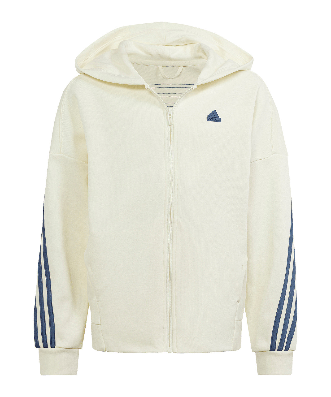 adidas Future Icons 3S Kapuzenjacke Kids Weiss - weiss