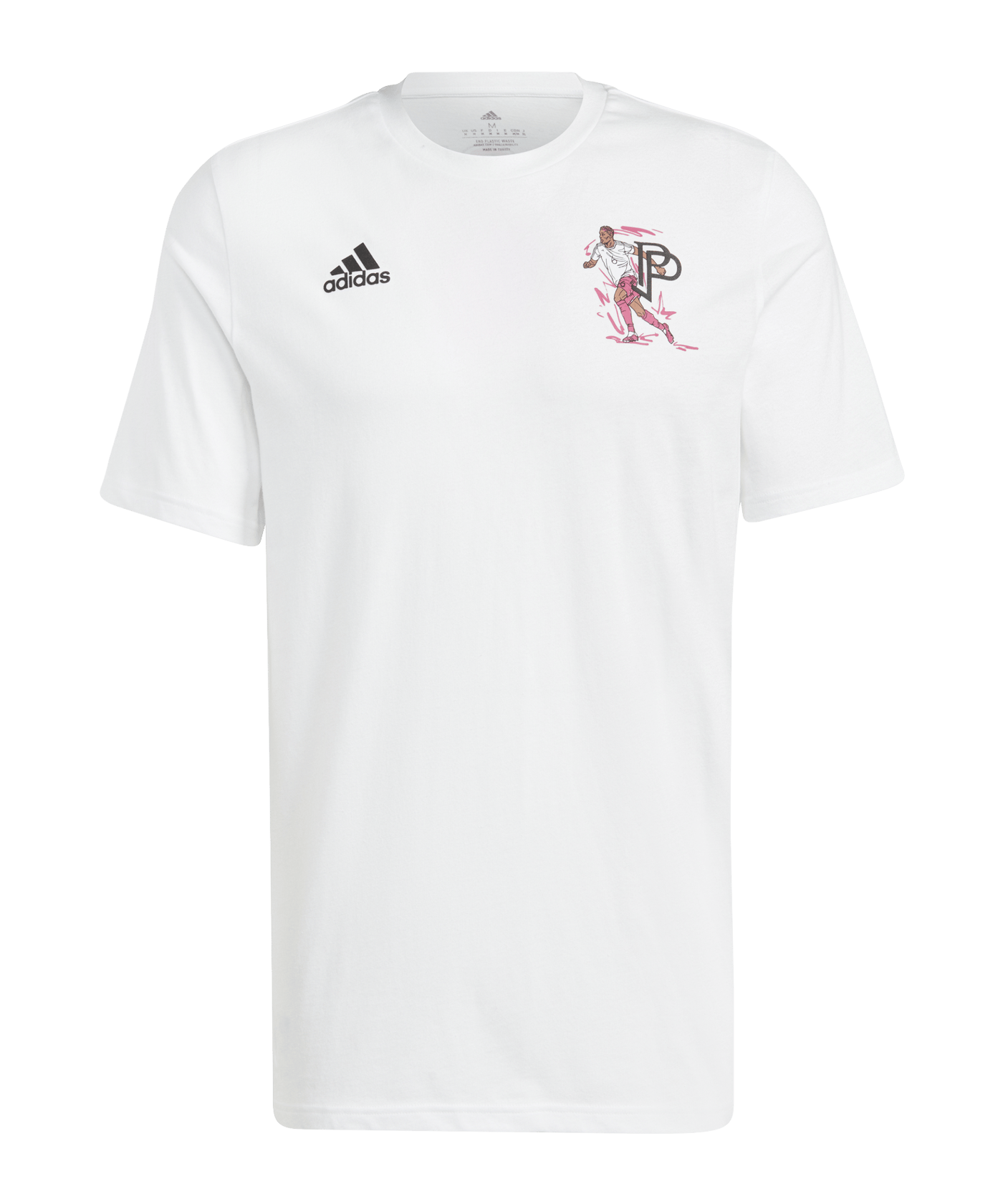 adidas Pogba Icon Graphic T-Shirt Weiss - weiss