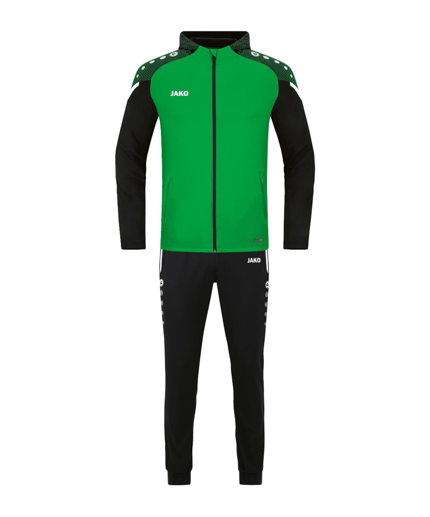Veste De Survêtement Unisexe JAKO Dynamic - Polyester Recyclé, Respirant KeepDry, Poches Zippées