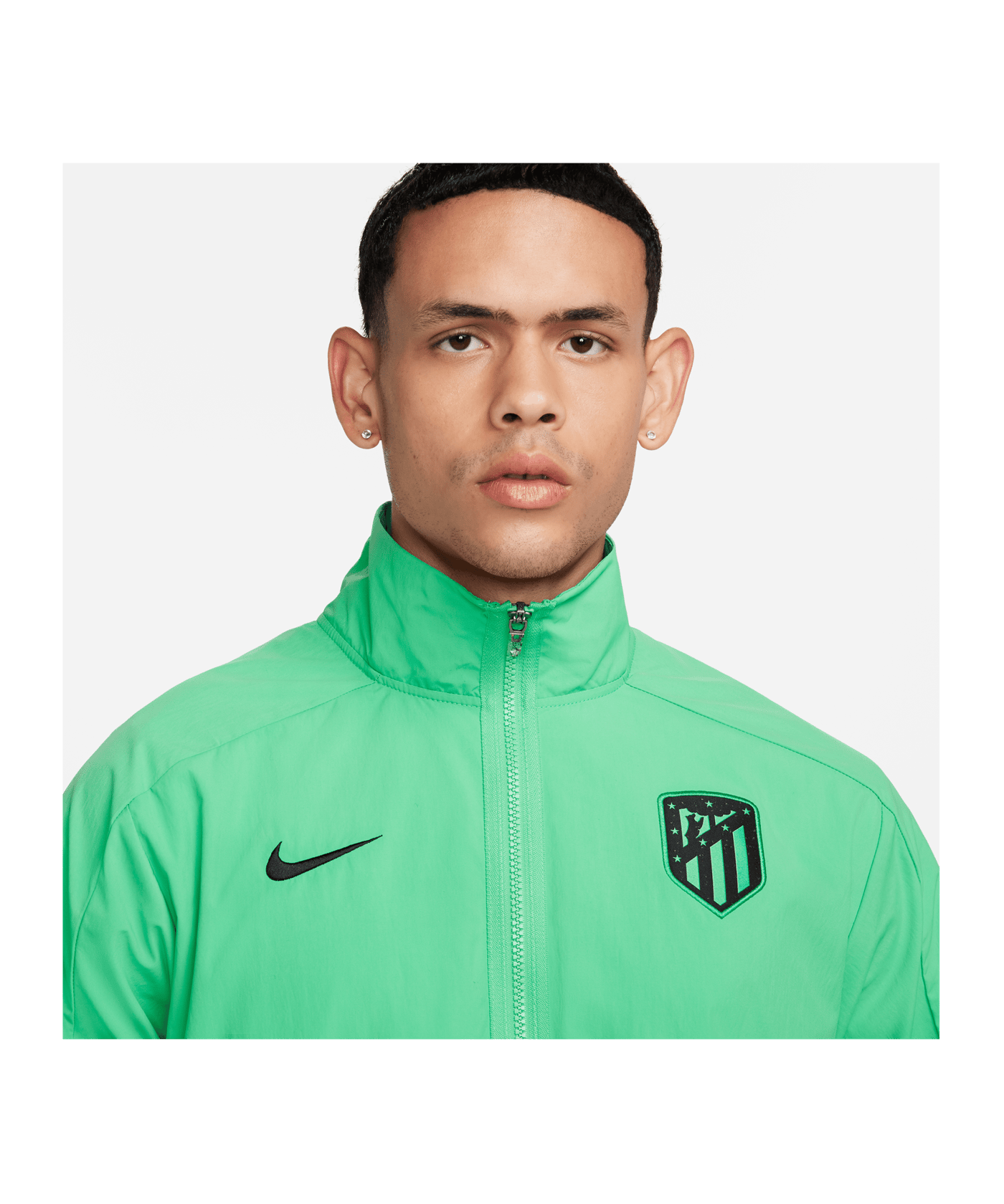 Nike Atletico Madrid Anthem Jacke Grün F363 - gruen