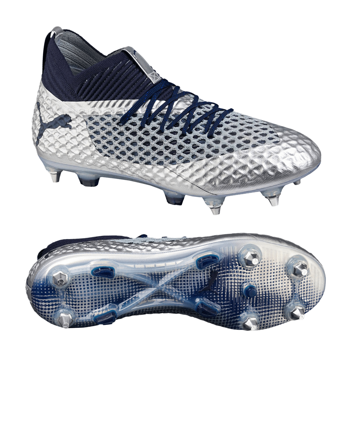 PUMA FUTURE 2.1 NETFIT Mx SG Argent F02 | Chaussure de football