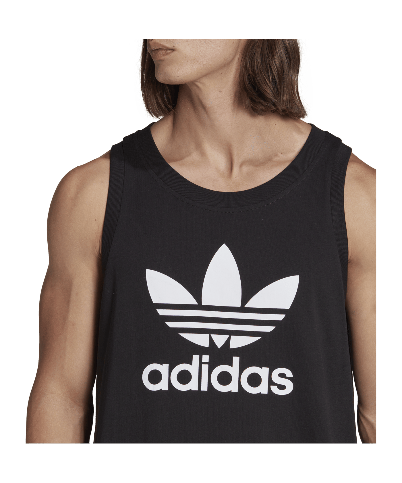 adidas Originals Adicolor Classics Trefoil Tank Top Black - schwarz