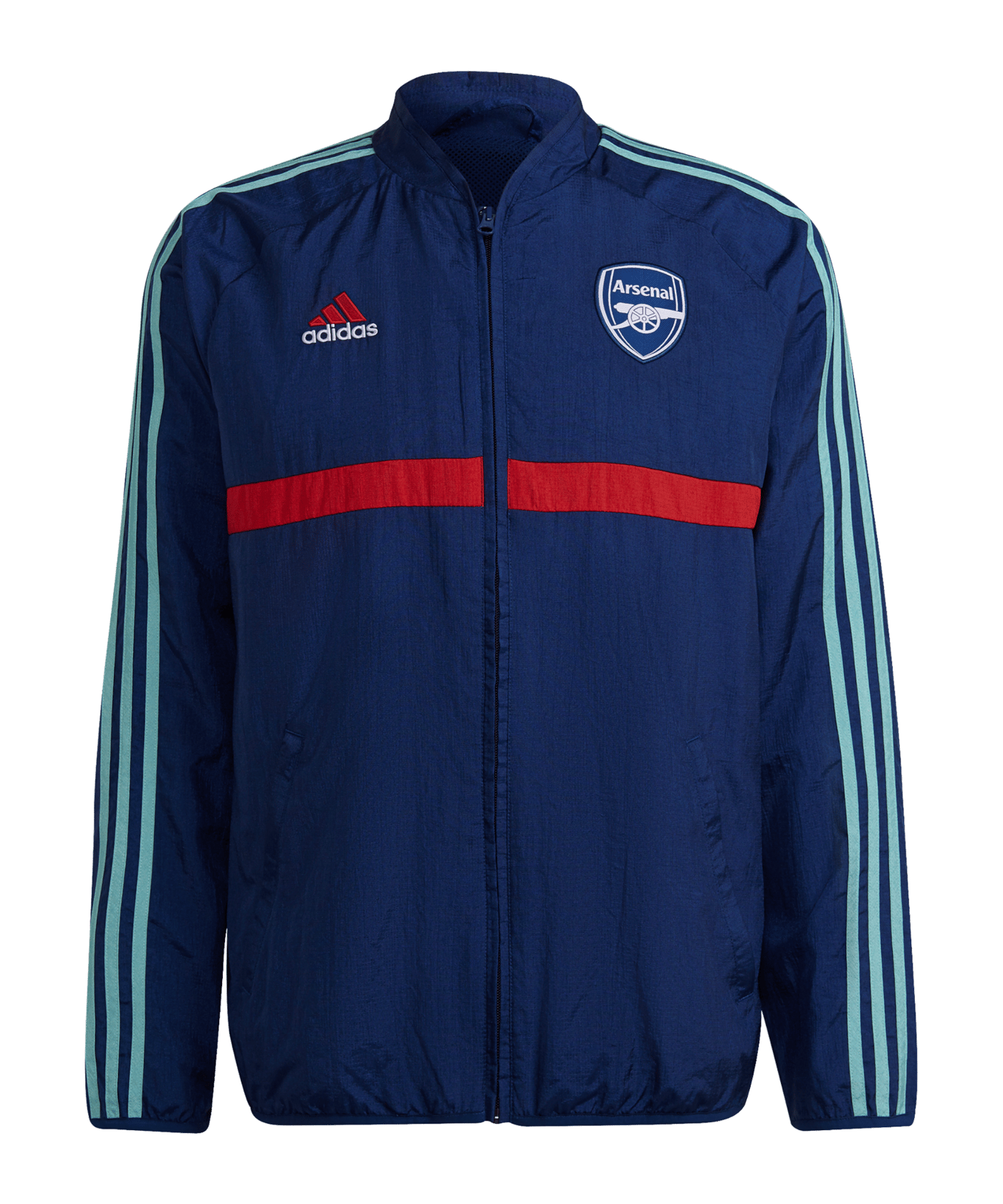 adidas FC Arsenal London Icon Woven Jacke Blau - blau