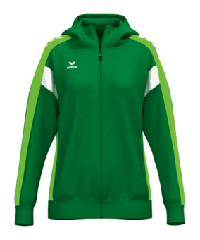 Erima Kapuzenjacke Damen Grün Fsmaragdgreengecko - gruen