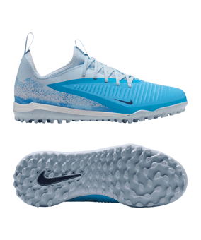 Nike Phantom 6 Low Academy TF Haaland Kids Blau F401 - blau