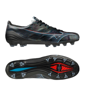 Mizuno Alpha Made In Japan FG Go Your Way Schwarz Rot F01 - schwarz