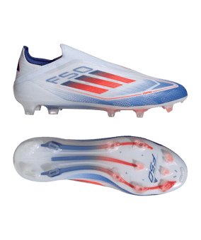 adidas F50 Elite LL FG Advancement Weiss Rot - weiss