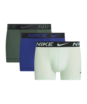 Nike Dri-Fit Trunk 3er Pack Boxershort Grün Ff6u Ff6u - gruen