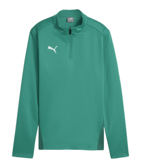 PUMA teamGOAL Training 1/4 Zip Sweatshirt Damen  Grün F05 - gruen