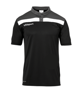 Uhlsport Offense 23 Poloshirt Schwarz Grau F01 - schwarz