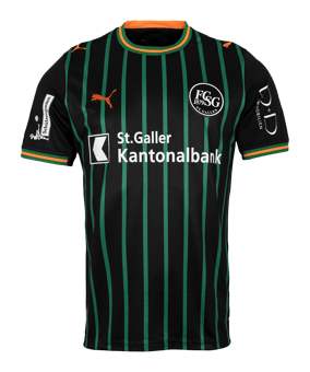 PUMA FC St. Gallen 1879 Trikot Away 2026/2027 Schwarz F02 - schwarz