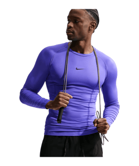 Nike Dri-Fit fitness Tight Underwear Longseeve - lila