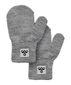 Hummel Mini Knit 2-Pack Handschuhe Kids Grau F2006 - grau