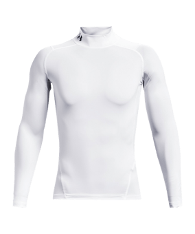 Under Armour HG Compression Mock langarm F100 - weiss