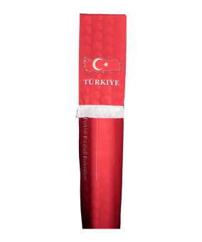 TFF Türkei Schal Poly EM 2024 Rot - rot