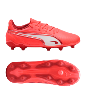 PUMA KING Match FG/AG Unlimited Kids Rot F01 - rot