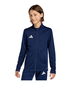 adidas Entrada 26 Trainingsjacke Kids Dunkelblau - blau
