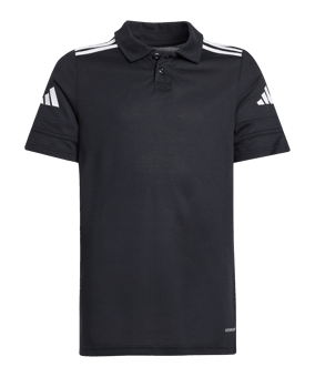 adidas Squadra 25 Polo Kids Schwarz - schwarz