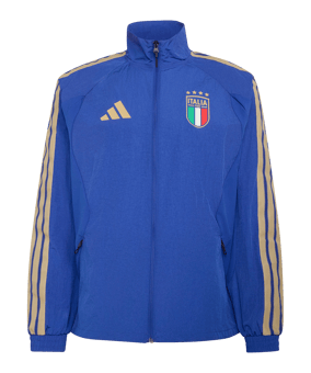 adidas FIGC Italien AN Jacke Blau - blau
