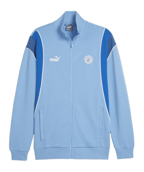 PUMA Manchester City Ftbl Trainingsjacke Blau F15 - blau