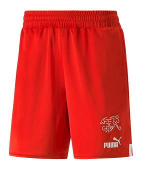 PUMA Schweiz Short Home WM 2022 Rot F01 - rot