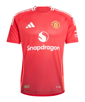 adidas Manchester United Auth. Trikot Home 2024/2025 Rot - rot