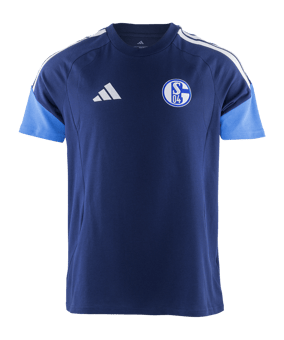 adidas FC Schalke 04 Team T-Shirt Blau - blau