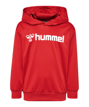 Hummel Logo Hoody Kids Rot F3062