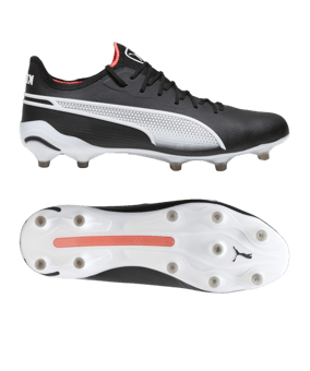 PUMA KING Ultimate FG/AG Eclipse Schwarz Weiss F01 - schwarz