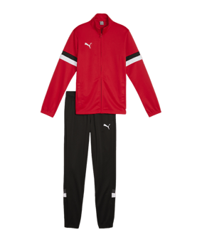 PUMA teamRISE Trainingsanzug Kids Rot F01 - rot