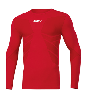 JAKO Comfort 2.0  langarm Rot F01 - rot