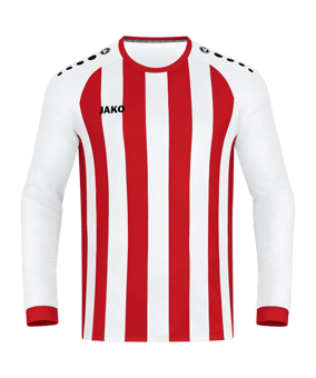JAKO Inter Trikot Langarm Kids Weiss Rot  F011 - weiss