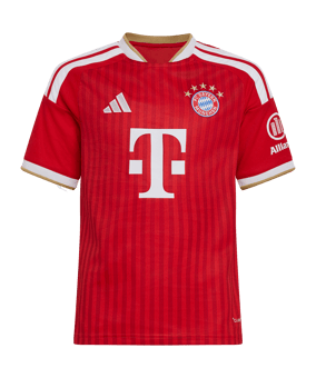 adidas FC Bayern München Trikot Home 2026/2027 Kids Rot - rot