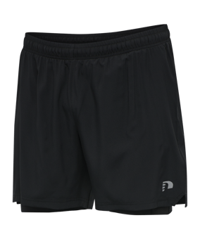 Newline Core 2-IN-1 Short Running Schwarz F2001 - schwarz