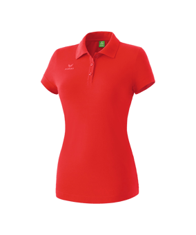 Erima Teamsport Poloshirt Damen Rot - rot
